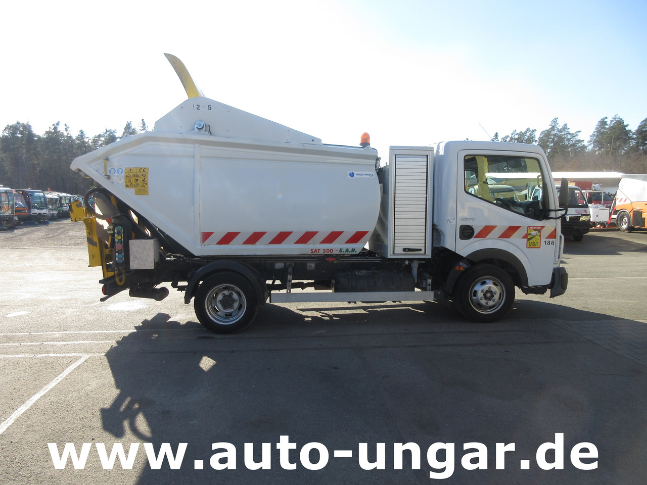 Vůz na odvoz odpadků Renault Maxity 130 Müllwagen IRIDE SAT 500 Bj. 2010 4.500kg Presse Schüttung Kipper: obrázek 13