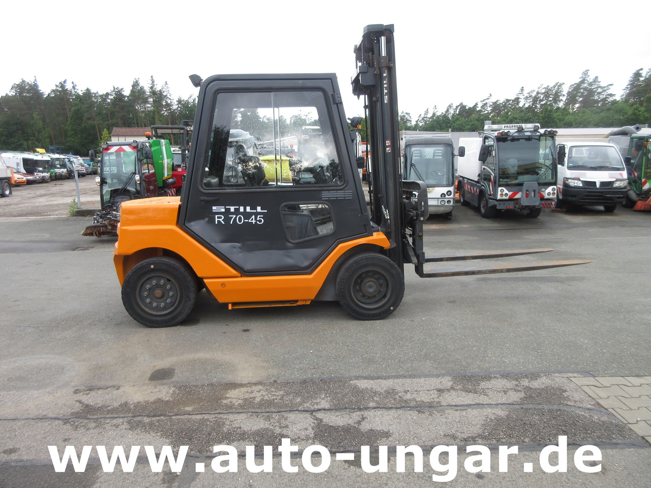 Still R70-45 Diesel Gabelstapler 4.500kg Hub Zinkenverstellung Seitenschieber - Dieselový vysokozdvižný vozík: obrázek 5 Still R70-45 Diesel Gabelstapler 4.500kg Hub Zinkenverstellung Seitenschieber - Dieselový vysokozdvižný vozík: obrázek 5