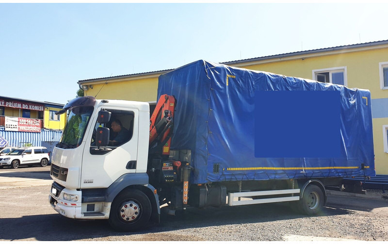 DAF 15t LF55.220 +Palfinger PK8500 - Plachtový nákladní auto, Auto s hydraulickou rukou: obrázek 2 DAF 15t LF55.220 +Palfinger PK8500 - Plachtový nákladní auto, Auto s hydraulickou rukou: obrázek 2