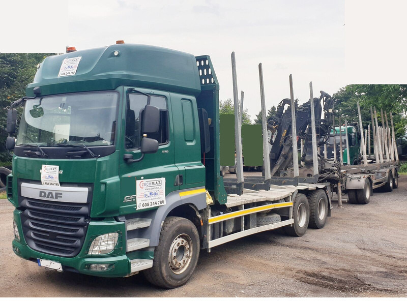 DAF 6x4 CF510 33/26t +HIAB Loglift 135 ZT94 +Umikov PP3 - Lesovůz, Auto s hydraulickou rukou: obrázek 5 DAF 6x4 CF510 33/26t +HIAB Loglift 135 ZT94 +Umikov PP3 - Lesovůz, Auto s hydraulickou rukou: obrázek 5