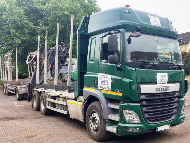 DAF 6x4 CF510 33/26t +HIAB Loglift 135 ZT94 +Umikov PP3 - Lesovůz, Auto s hydraulickou rukou: obrázek 1 DAF 6x4 CF510 33/26t +HIAB Loglift 135 ZT94 +Umikov PP3 - Lesovůz, Auto s hydraulickou rukou: obrázek 1