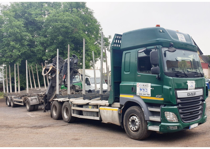 DAF 6x4 CF510 33/26t +HIAB Loglift 135 ZT94 +Umikov PP3 - Lesovůz, Auto s hydraulickou rukou: obrázek 2 DAF 6x4 CF510 33/26t +HIAB Loglift 135 ZT94 +Umikov PP3 - Lesovůz, Auto s hydraulickou rukou: obrázek 2