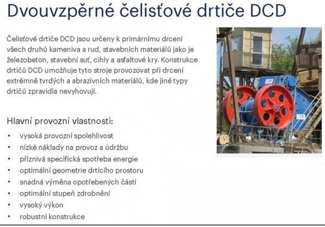 DCD - 4706 (CZ) 405-860 t/h DEMONTovan! DISMANTLED - Čelisťový drtič: obrázek 3 DCD - 4706 (CZ) 405-860 t/h DEMONTovan! DISMANTLED - Čelisťový drtič: obrázek 3