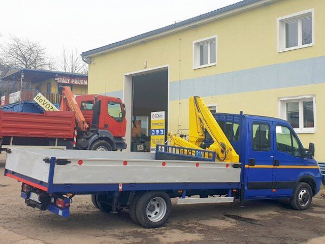 Iveco 50C18 Daily 3.D 16V +Effer - Dodávka valník, Dodávka s dvojitou kabinou: obrázek 1 Iveco 50C18 Daily 3.D 16V +Effer - Dodávka valník, Dodávka s dvojitou kabinou: obrázek 1