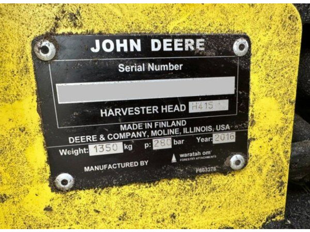 John Deere 1470E 6W +(2016) H415 - Harvestor: obrázek 5 John Deere 1470E 6W +(2016) H415 - Harvestor: obrázek 5