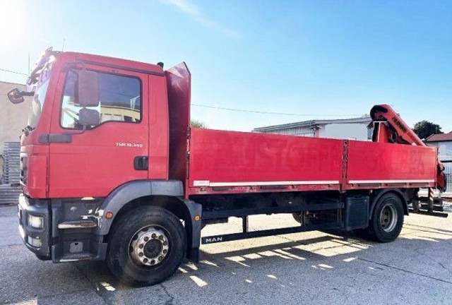 MAN 6m TGM 18.340 +Palfinger 12001 radio - Nákladní automobil valníkový/ Plošinový, Auto s hydraulickou rukou: obrázek 3 MAN 6m TGM 18.340 +Palfinger 12001 radio - Nákladní automobil valníkový/ Plošinový, Auto s hydraulickou rukou: obrázek 3