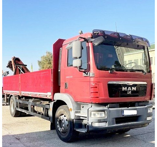 MAN 6m TGM 18.340 +Palfinger 12001 radio - Nákladní automobil valníkový/ Plošinový, Auto s hydraulickou rukou: obrázek 1 MAN 6m TGM 18.340 +Palfinger 12001 radio - Nákladní automobil valníkový/ Plošinový, Auto s hydraulickou rukou: obrázek 1