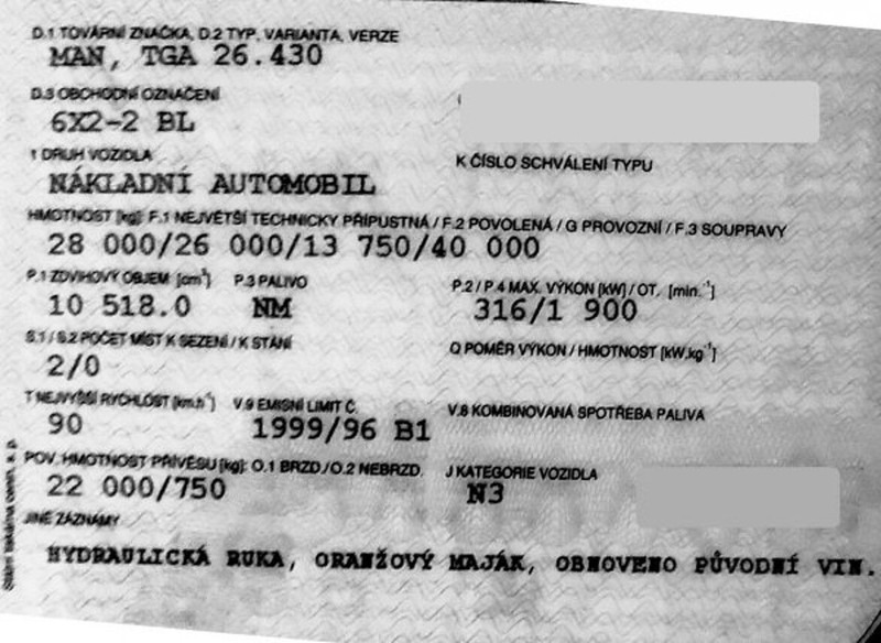 Nákladní automobil valníkový/ Plošinový, Auto s hydraulickou rukou MAN 6x2 EUR4 TGA 26.430 BL crane REMOTE: obrázek 10