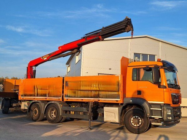 MAN TGS 26.440 - Nákladní automobil valníkový/ Plošinový, Auto s hydraulickou rukou: obrázek 1 MAN TGS 26.440 - Nákladní automobil valníkový/ Plošinový, Auto s hydraulickou rukou: obrázek 1