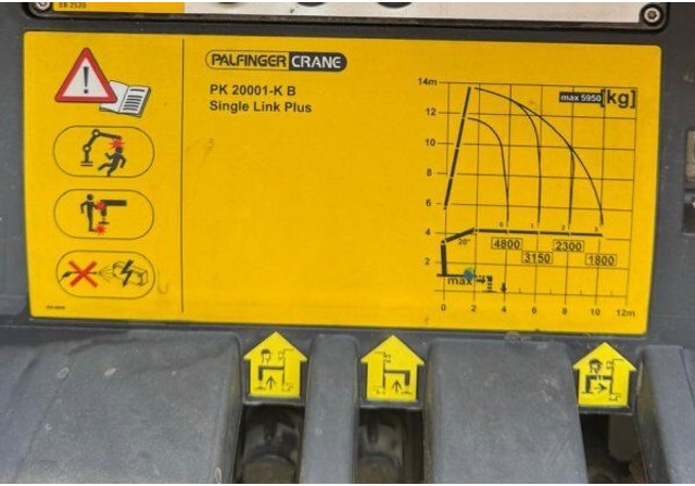 Mercedes-Benz Antos 2535 +Palfinger PK 20001-K - Nákladní automobil valníkový/ Plošinový, Auto s hydraulickou rukou: obrázek 5 Mercedes-Benz Antos 2535 +Palfinger PK 20001-K - Nákladní automobil valníkový/ Plošinový, Auto s hydraulickou rukou: obrázek 5