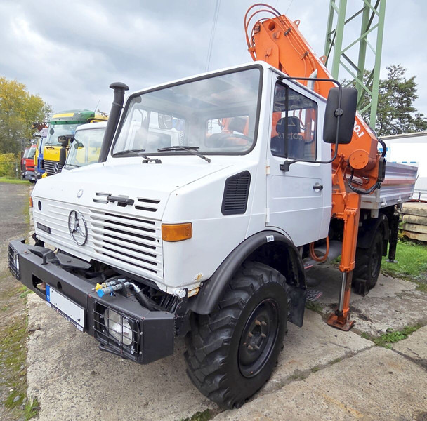 Mercedes-Benz UNIMOG 427.11 +12m! - Sklápěč, Auto s hydraulickou rukou: obrázek 4 Mercedes-Benz UNIMOG 427.11 +12m! - Sklápěč, Auto s hydraulickou rukou: obrázek 4