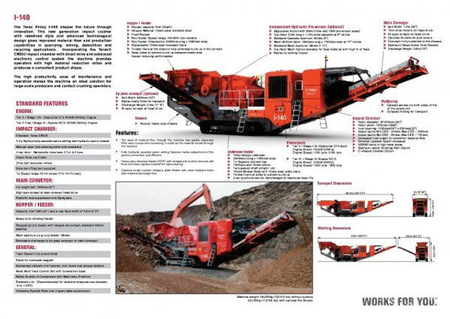 TEREX-FINLAY I-140 - Nárazový drtič: obrázek 3 TEREX-FINLAY I-140 - Nárazový drtič: obrázek 3