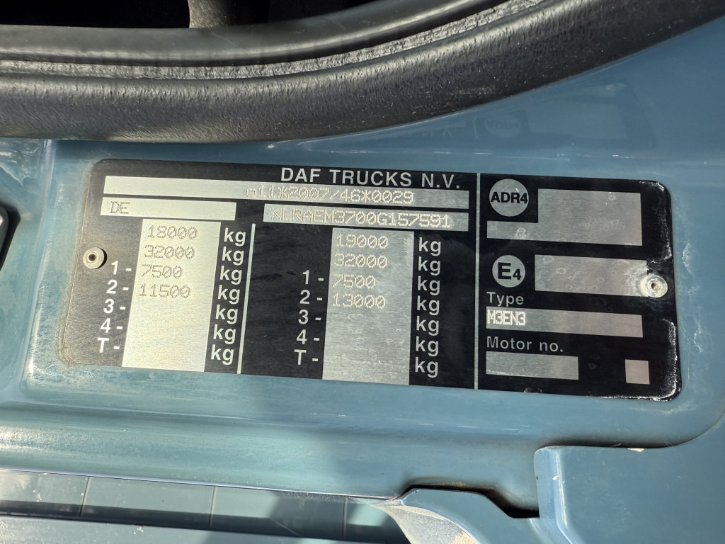 Daf CF320 Palfinger PK12001L Baustoffkran - Auto s hydraulickou rukou, Nákladní automobil valníkový/ Plošinový: obrázek 4 Daf CF320 Palfinger PK12001L Baustoffkran - Auto s hydraulickou rukou, Nákladní automobil valníkový/ Plošinový: obrázek 4