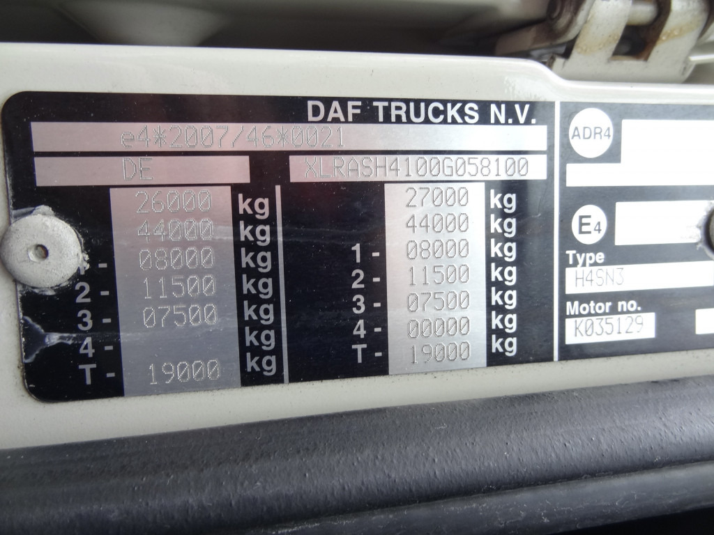 Auto s hydraulickou rukou, Nákladní automobil valníkový/ Plošinový Daf XF440 6X2 Fassi 235 mit Jib bis 24.50 Meter: obrázek 15