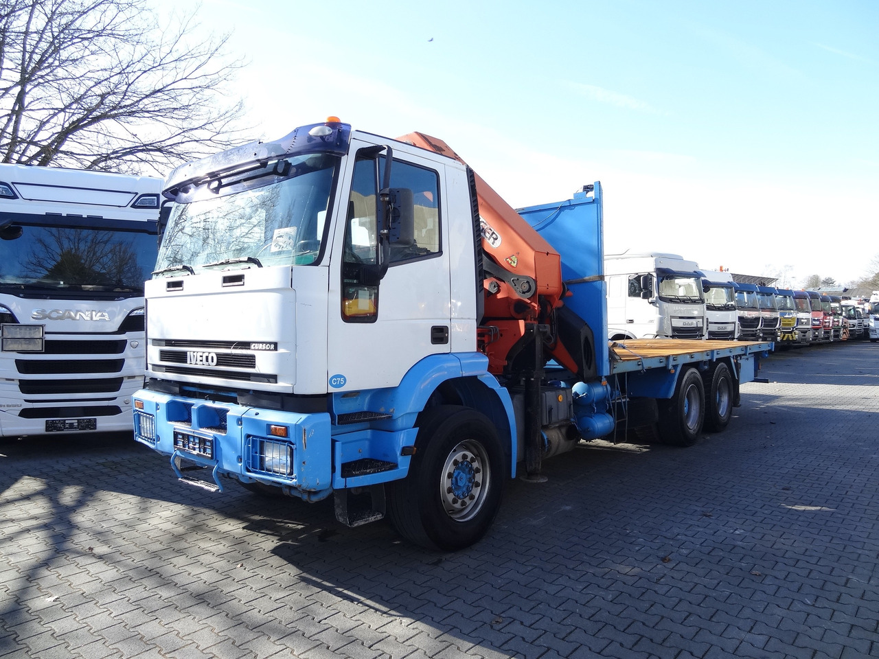 Auto s hydraulickou rukou, Nákladní automobil valníkový/ Plošinový Iveco EuroTrakker 260E31 6X4 Palfinger 36002: obrázek 8
