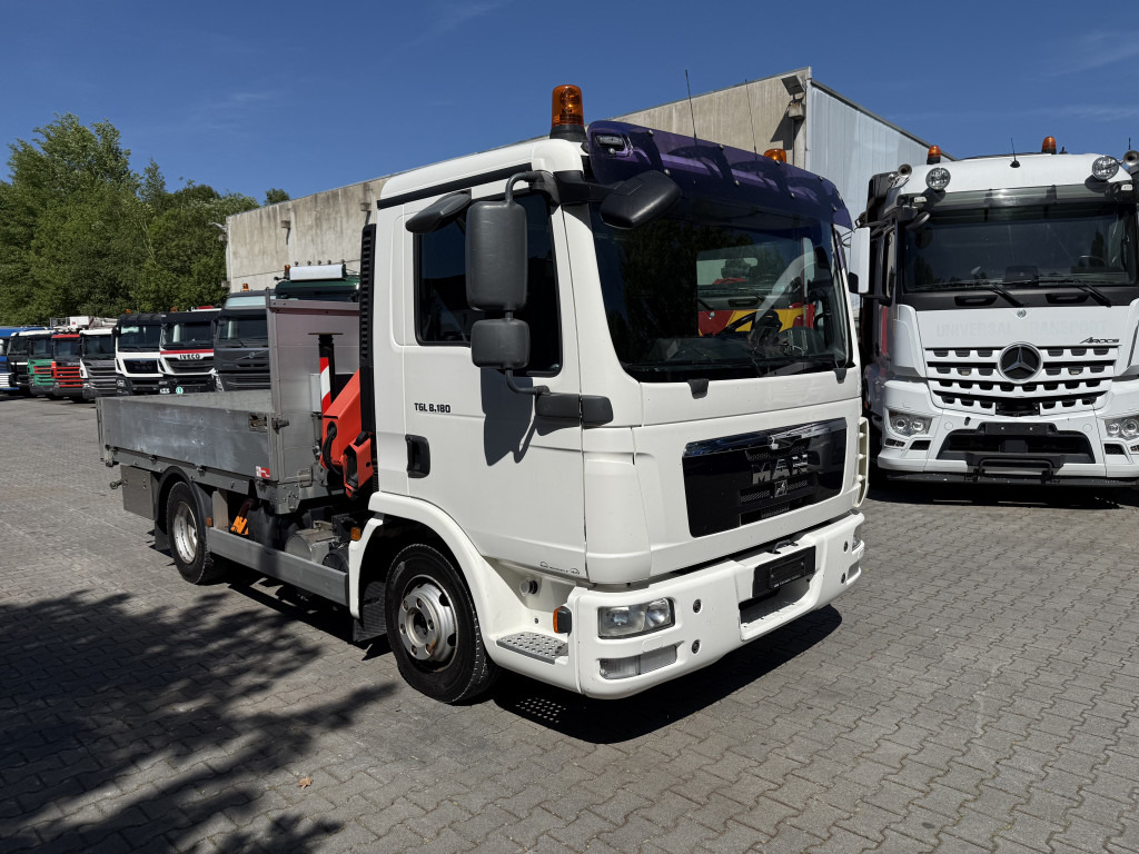 Auto s hydraulickou rukou, Nákladní automobil valníkový/ Plošinový MAN TGL 8.180 Palfinger 6501: obrázek 9