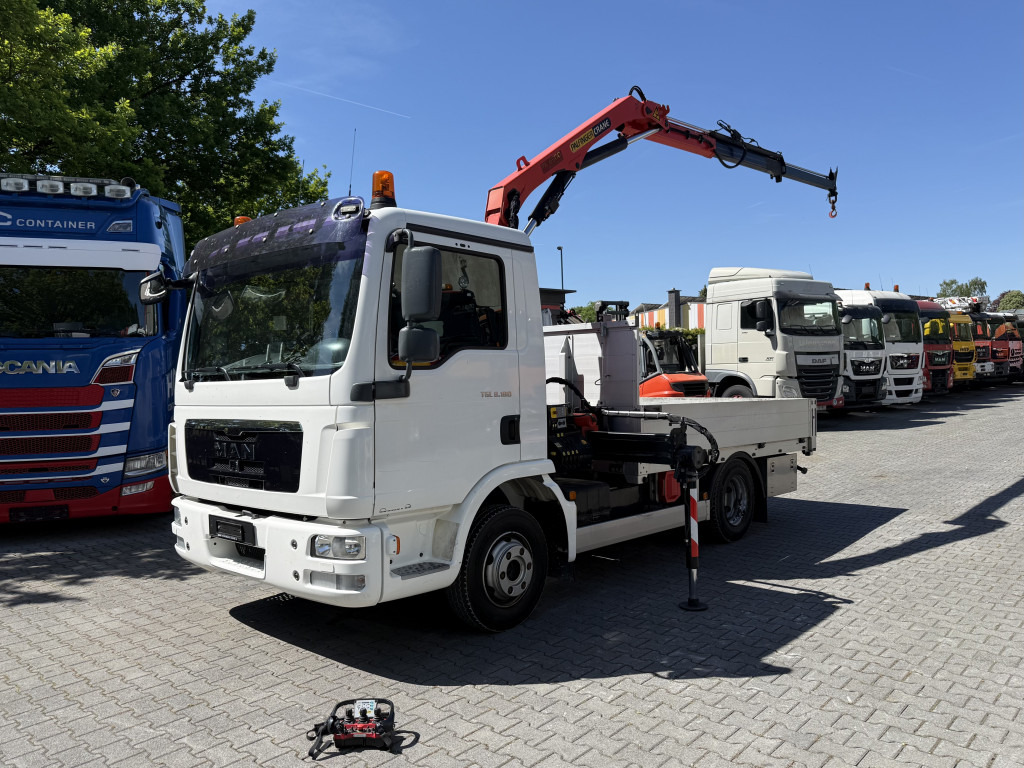 MAN TGL 8.180 Palfinger 6501 - Nákladní automobil valníkový/ Plošinový, Auto s hydraulickou rukou: obrázek 1 MAN TGL 8.180 Palfinger 6501 - Nákladní automobil valníkový/ Plošinový, Auto s hydraulickou rukou: obrázek 1