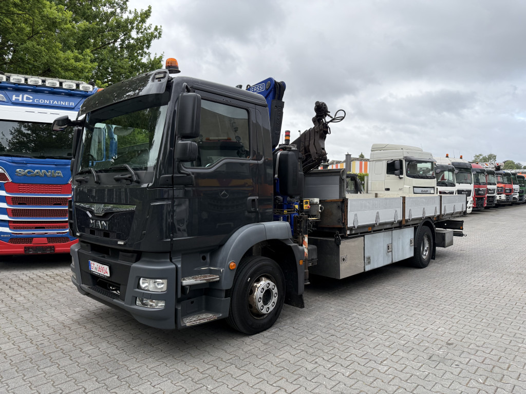 MAN TGM 15.250 Kran Fassi F150 - Nákladní automobil valníkový/ Plošinový, Auto s hydraulickou rukou: obrázek 1 MAN TGM 15.250 Kran Fassi F150 - Nákladní automobil valníkový/ Plošinový, Auto s hydraulickou rukou: obrázek 1