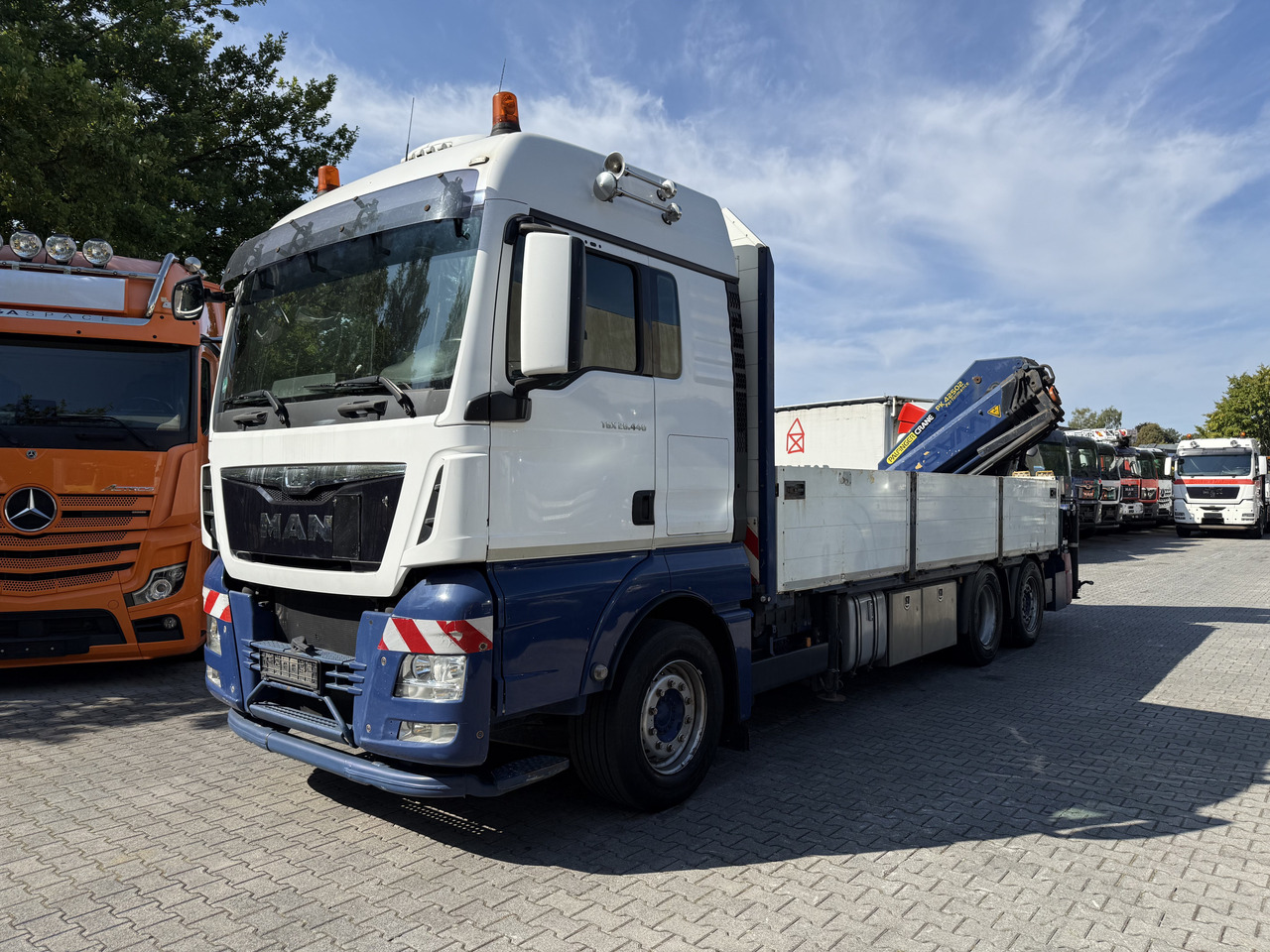 MAN TGX 26.440 6X2 Palfinger PK42502 - Nákladní automobil valníkový/ Plošinový, Auto s hydraulickou rukou: obrázek 1 MAN TGX 26.440 6X2 Palfinger PK42502 - Nákladní automobil valníkový/ Plošinový, Auto s hydraulickou rukou: obrázek 1
