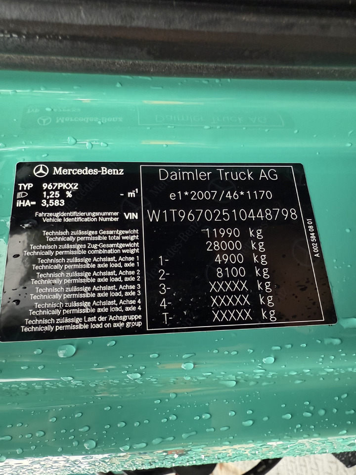 Mercedes-Benz Atego 1227 Kran MKG 96 - Nákladní automobil valníkový/ Plošinový, Auto s hydraulickou rukou: obrázek 5 Mercedes-Benz Atego 1227 Kran MKG 96 - Nákladní automobil valníkový/ Plošinový, Auto s hydraulickou rukou: obrázek 5