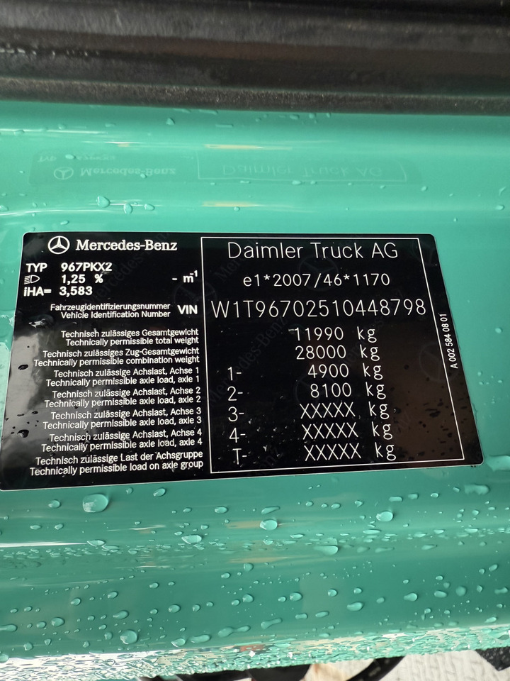 Mercedes-Benz Atego 1227 Kran MKG 96 - Nákladní automobil valníkový/ Plošinový, Auto s hydraulickou rukou: obrázek 5 Mercedes-Benz Atego 1227 Kran MKG 96 - Nákladní automobil valníkový/ Plošinový, Auto s hydraulickou rukou: obrázek 5