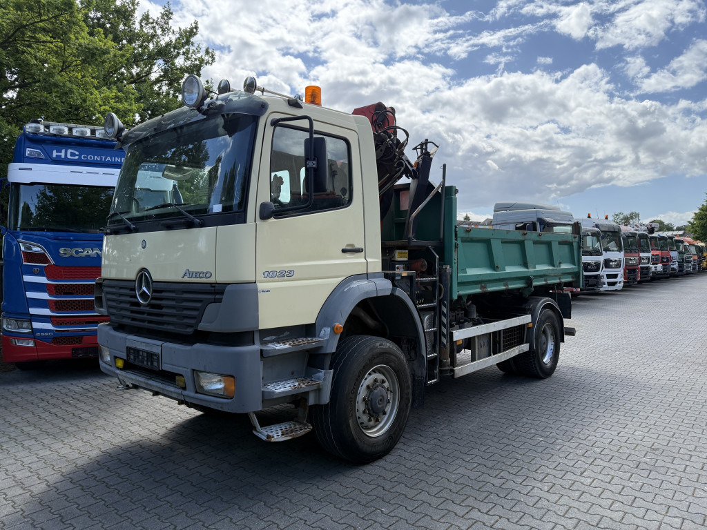 Mercedes-Benz Atego 1823 AK 4X4 Kipper Kran Palfinger PK10000 - Auto s hydraulickou rukou, Sklápěč: obrázek 1 Mercedes-Benz Atego 1823 AK 4X4 Kipper Kran Palfinger PK10000 - Auto s hydraulickou rukou, Sklápěč: obrázek 1