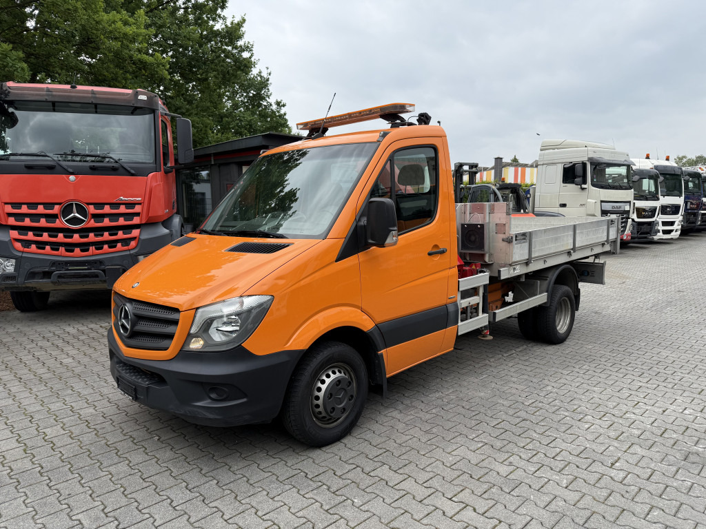 Mercedes-Benz Sprinter 516 Kipper mit Kran HMF 270 - Dodávka sklápěč: obrázek 1 Mercedes-Benz Sprinter 516 Kipper mit Kran HMF 270 - Dodávka sklápěč: obrázek 1