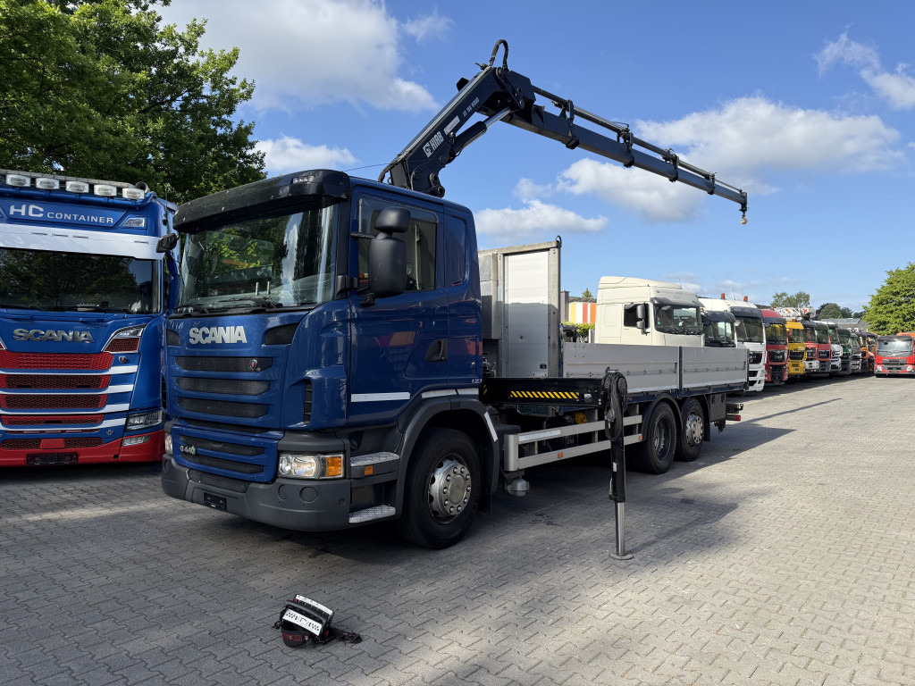 Scania G440 6X2*4 HIAB 166 bis 16.50 Meter - Auto s hydraulickou rukou, Nákladní automobil valníkový/ Plošinový: obrázek 1 Scania G440 6X2*4 HIAB 166 bis 16.50 Meter - Auto s hydraulickou rukou, Nákladní automobil valníkový/ Plošinový: obrázek 1
