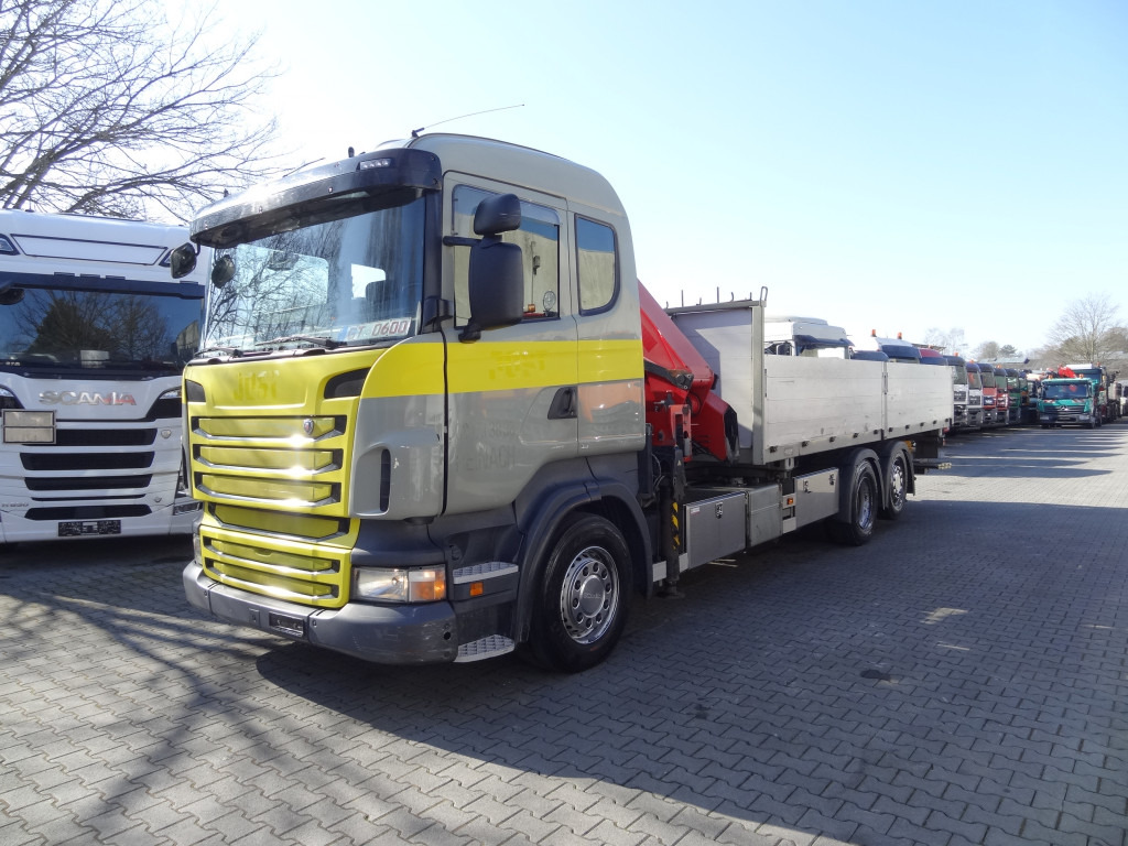 Nákladní automobil valníkový/ Plošinový, Auto s hydraulickou rukou Scania R440 6X2*4 Kran HMF 3000 bis 30 Meter: obrázek 10