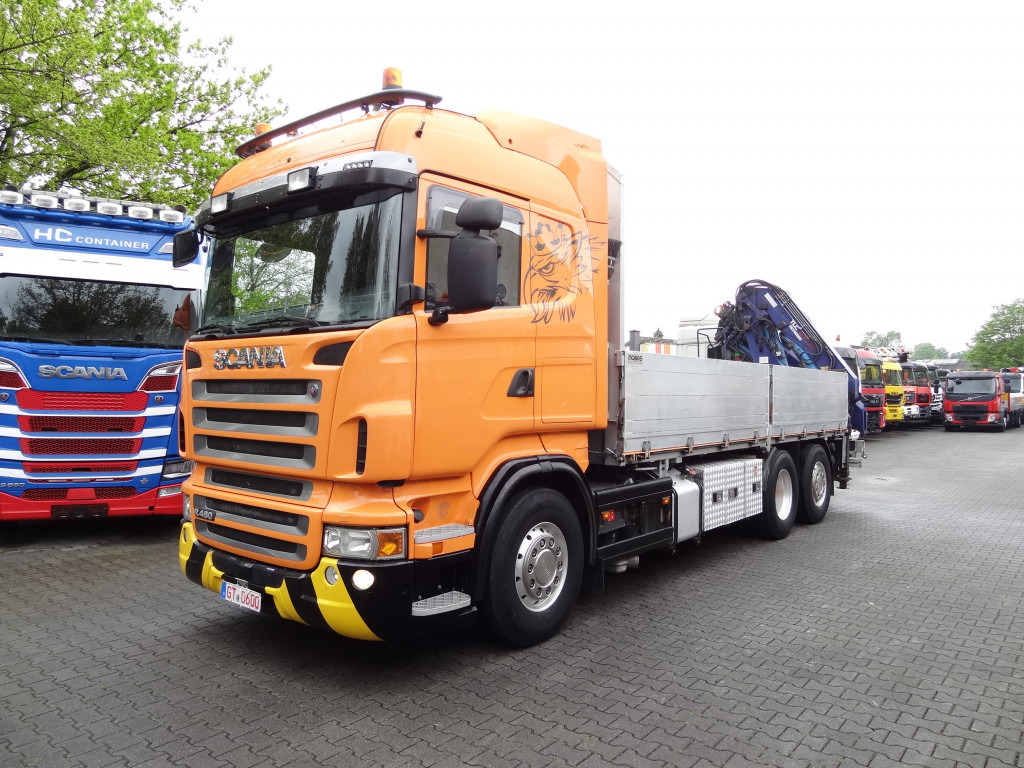 Scania R480 6X2*4 Kran Atlas 240 bis 20 Meter - Nákladní automobil valníkový/ Plošinový, Auto s hydraulickou rukou: obrázek 1 Scania R480 6X2*4 Kran Atlas 240 bis 20 Meter - Nákladní automobil valníkový/ Plošinový, Auto s hydraulickou rukou: obrázek 1