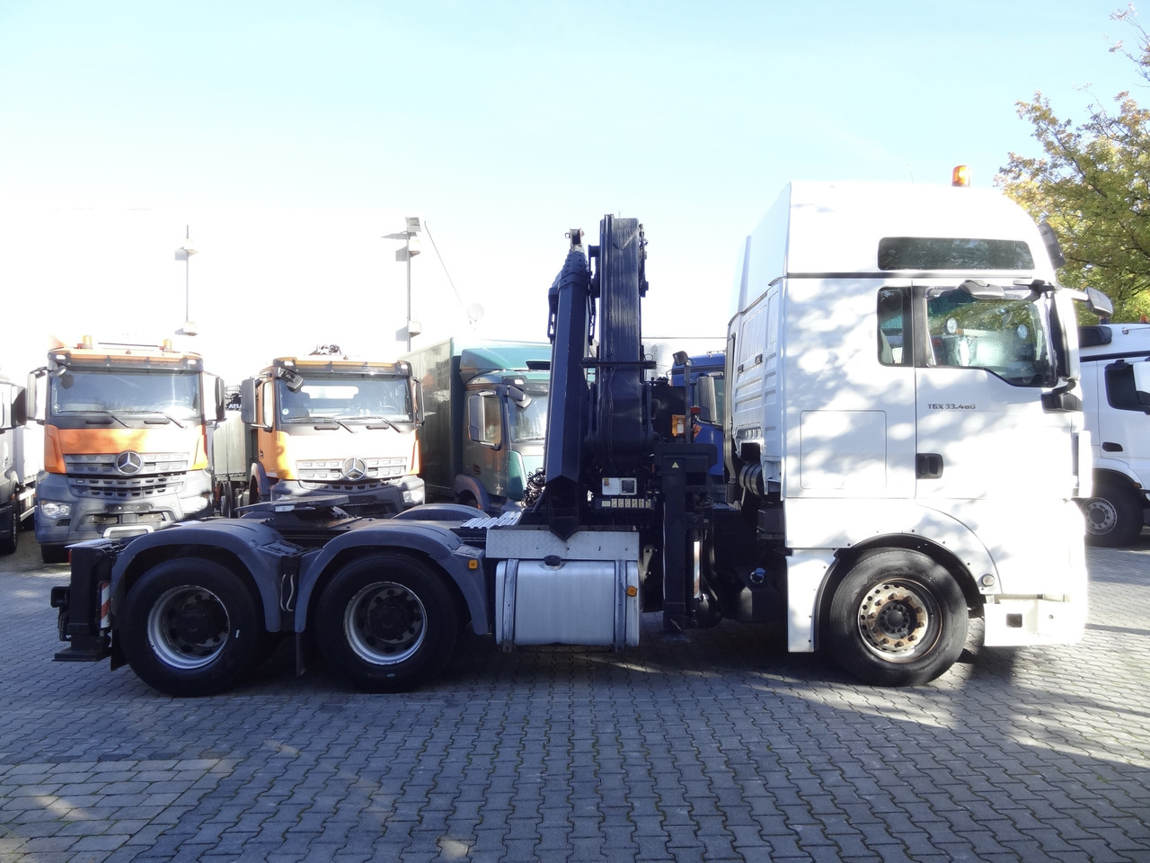 Tahač MAN TGX 33.480 6X4 Kran MKG 381 bis 20 Meter: obrázek 13