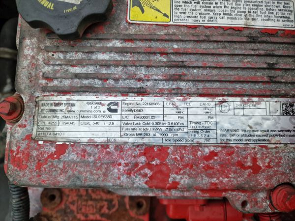 Cummins ISL9E6380 Engine (Bus) - Motor: obrázek 4 Cummins ISL9E6380 Engine (Bus) - Motor: obrázek 4