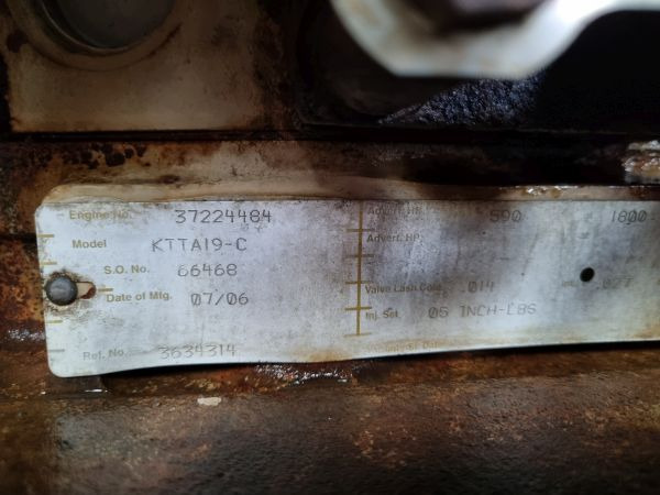 Cummins KTTA19-C Engine - Motor pro Stavební technika: obrázek 5 Cummins KTTA19-C Engine - Motor pro Stavební technika: obrázek 5