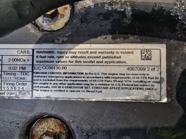 Cummins QSB7-G6 NR4 CPL3277 Engine (Plant) - Motor pro Stavební technika: obrázek 3 Cummins QSB7-G6 NR4 CPL3277 Engine (Plant) - Motor pro Stavební technika: obrázek 3