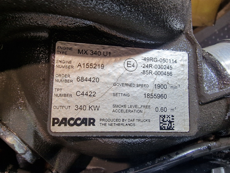DAF MX340U1 EUR5 XF106.460 Engine (Truck) - Motor pro Nákladní auto: obrázek 2 DAF MX340U1 EUR5 XF106.460 Engine (Truck) - Motor pro Nákladní auto: obrázek 2
