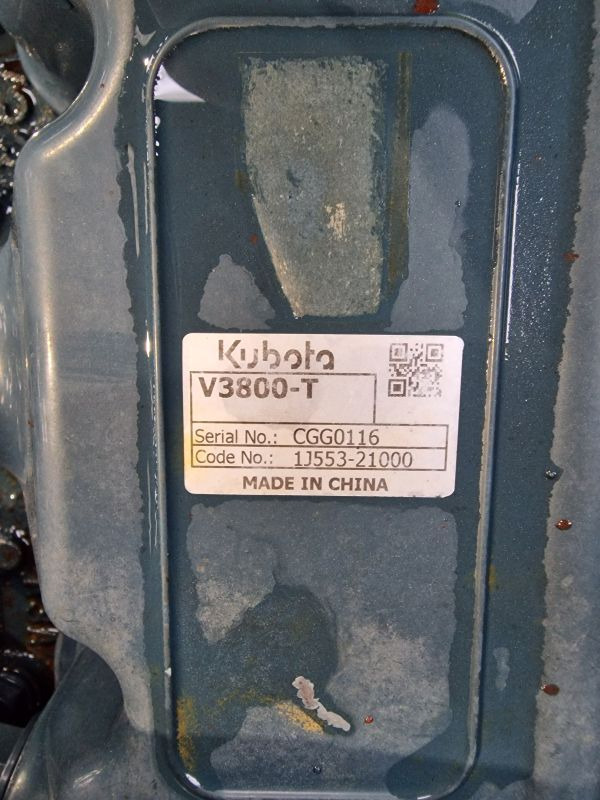 Kubota V3800-DI-T-ET18 Engine (Plant) - Motor pro Stavební technika: obrázek 2 Kubota V3800-DI-T-ET18 Engine (Plant) - Motor pro Stavební technika: obrázek 2