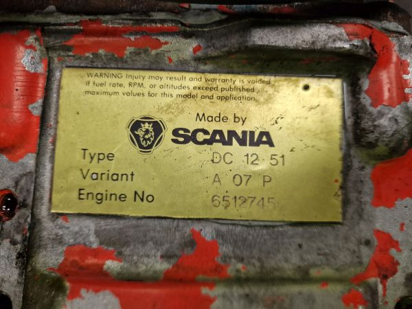 Scania DC12 51A Engine (Industrial) - Motor pro Průmyslová technika: obrázek 2 Scania DC12 51A Engine (Industrial) - Motor pro Průmyslová technika: obrázek 2
