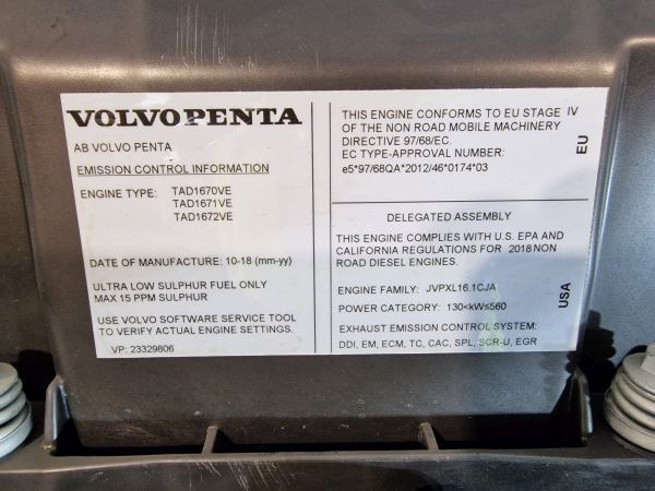 Volvo TAD1672VE Engine (Industrial) New - Motor pro Průmyslová technika: obrázek 2 Volvo TAD1672VE Engine (Industrial) New - Motor pro Průmyslová technika: obrázek 2