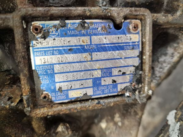 ZF Ecosplit 16S 2220 TO Gearbox - Převodovka: obrázek 2 ZF Ecosplit 16S 2220 TO Gearbox - Převodovka: obrázek 2