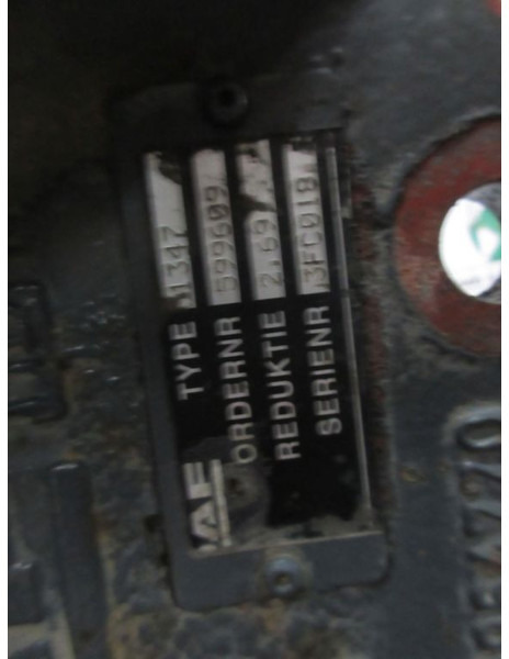 DAF XF 1878148 DIFFERENTIEEL 1347 RATIO 2,69 EURO 5 - Diferenciál pro Nákladní auto: obrázek 5 DAF XF 1878148 DIFFERENTIEEL 1347 RATIO 2,69 EURO 5 - Diferenciál pro Nákladní auto: obrázek 5
