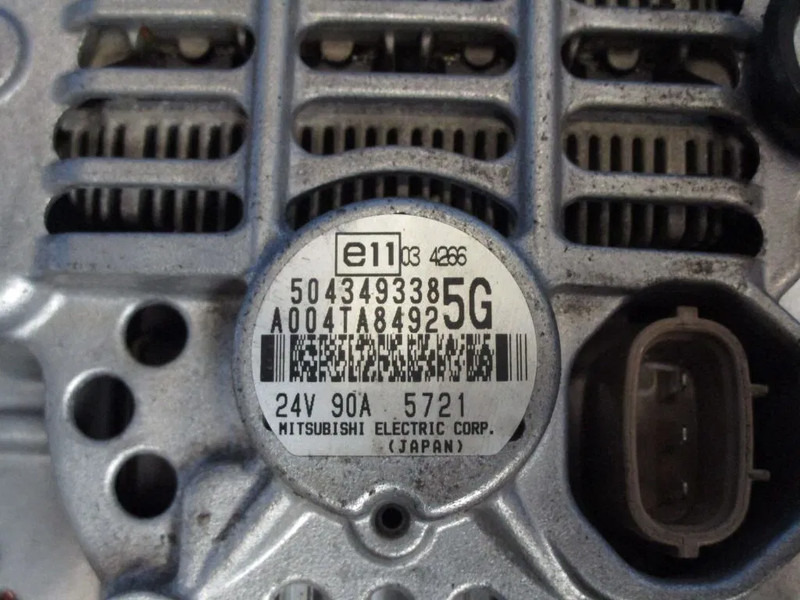 Iveco 504349338 DYNAMO IVECO HI WAY EURO 6 - Alternátor pro Nákladní auto: obrázek 4 Iveco 504349338 DYNAMO IVECO HI WAY EURO 6 - Alternátor pro Nákladní auto: obrázek 4