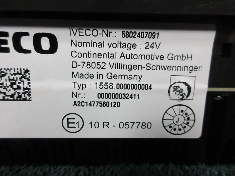 Iveco 5802407091 INSTUMENTENPANEEL IVECO HI WAY EURO 6 - Palubní deska pro Nákladní auto: obrázek 5 Iveco 5802407091 INSTUMENTENPANEEL IVECO HI WAY EURO 6 - Palubní deska pro Nákladní auto: obrázek 5