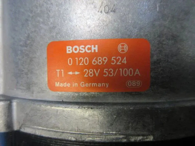 Iveco BOSCH PART NR. 0 120 689 524 T1-28V 53/100A NIEUWE !!! - Alternátor pro Nákladní auto: obrázek 4 Iveco BOSCH PART NR. 0 120 689 524 T1-28V 53/100A NIEUWE !!! - Alternátor pro Nákladní auto: obrázek 4
