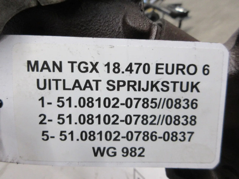 MAN 51.08102-0785 // 0836 // 51.08102-0782 // 0838 // 51. 08102-0786 // 0837 // MAN TGX 18.470 - Výfukový svod pro Nákladní auto: obrázek 5 MAN 51.08102-0785 // 0836 // 51.08102-0782 // 0838 // 51. 08102-0786 // 0837 // MAN TGX 18.470 - Výfukový svod pro Nákladní auto: obrázek 5