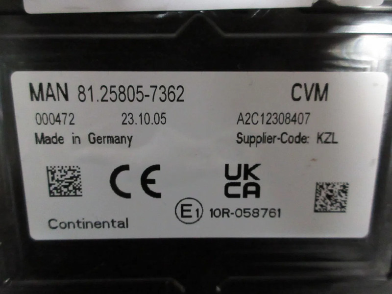 MAN 81.25805-7362 CVM MODULEN MAN TGM EURO 6 MODEL 2024 - Elektrický systém pro Nákladní auto: obrázek 3 MAN 81.25805-7362 CVM MODULEN MAN TGM EURO 6 MODEL 2024 - Elektrický systém pro Nákladní auto: obrázek 3