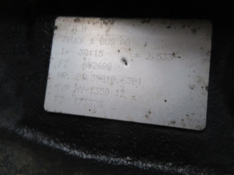 MAN 81.35010-6301 1 = 38:15 //RATIO 2,533/ HY-1350 12 MAN TGX TGS EURO 6 - Diferenciál pro Nákladní auto: obrázek 5 MAN 81.35010-6301 1 = 38:15 //RATIO 2,533/ HY-1350 12 MAN TGX TGS EURO 6 - Diferenciál pro Nákladní auto: obrázek 5