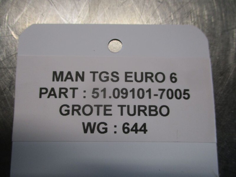 MAN TGS 51.09101-7005 TURBO EURO 6 - Turbodmychadlo pro Nákladní auto: obrázek 4 MAN TGS 51.09101-7005 TURBO EURO 6 - Turbodmychadlo pro Nákladní auto: obrázek 4