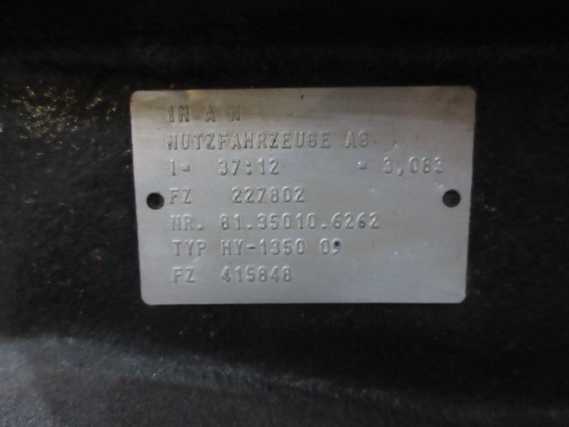 MAN TGS 81.35010-6262 DIFFERENTIEEL HY-1350 37:12 RATIO 3,083 EURO 5 - Diferenciál pro Nákladní auto: obrázek 5 MAN TGS 81.35010-6262 DIFFERENTIEEL HY-1350 37:12 RATIO 3,083 EURO 5 - Diferenciál pro Nákladní auto: obrázek 5