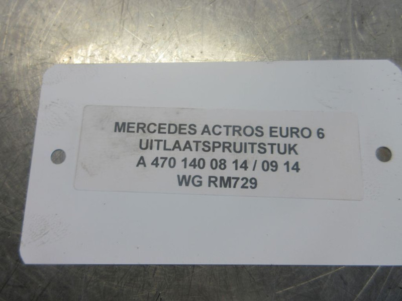 Mercedes-Benz A 470 140 08 14// 09 14 UITLAADSPRUITSTUK OM470LA EURO 6 - Výfukový svod pro Nákladní auto: obrázek 4 Mercedes-Benz A 470 140 08 14// 09 14 UITLAADSPRUITSTUK OM470LA EURO 6 - Výfukový svod pro Nákladní auto: obrázek 4