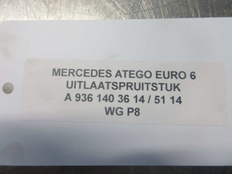 Mercedes-Benz A 936 140 36 14 / 51 14 UITLAATSPRUITSTUK OM936LA EURO 6 - Výfukový svod pro Nákladní auto: obrázek 4 Mercedes-Benz A 936 140 36 14 / 51 14 UITLAATSPRUITSTUK OM936LA EURO 6 - Výfukový svod pro Nákladní auto: obrázek 4
